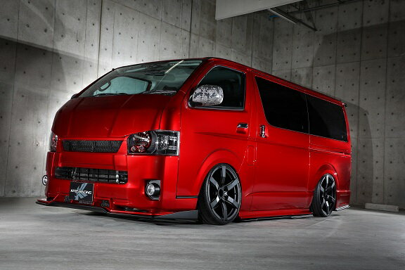 Rakuten - クール レーシング ハイエース 200系 フロント ディフューザー SG ストロンググレード FRP 未塗装 KUHL RACING 200V-SS