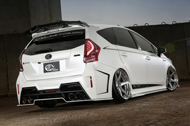 クールレーシング プリウスα 40系 後期 リアフローティングディフューザー SG ストロンググレード FRP 塗り分け塗装 KUHL RACING 40R-GT