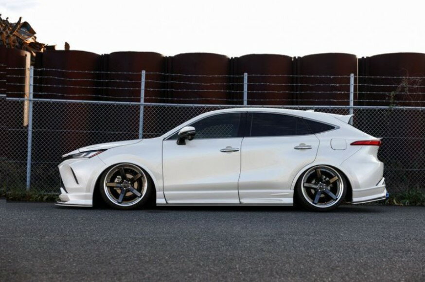 クール レーシング ハリアー 80系 サイドアンダーディフューザー FRPSG 未塗装 KUHL RACING 80H-SS