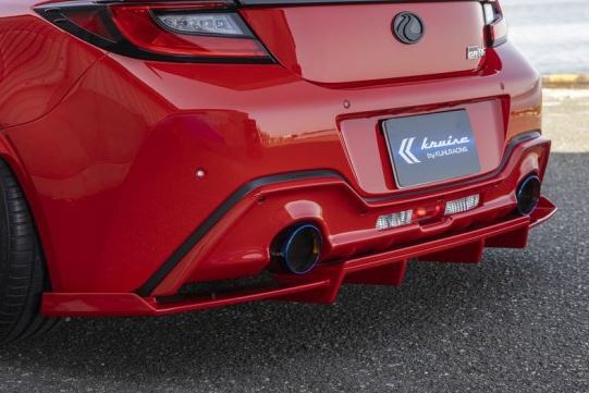 クール レーシング GR86 ZN8 リアハーフディフューザー 2テール ストロンググレード FRP 1トーン塗装 KUHL RACING KRUISE KR-ZN8RR