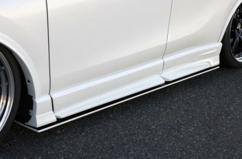 クール レーシング ハリアー 80系 サイドアンダーディフューザー FRPSG 2トーン塗装品 KUHL RACING 80H-SS