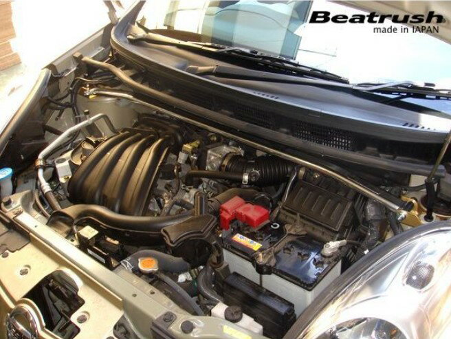 レイル ノート E11 フロント・ストラットタワーバー ストラットタワーバー S82030-FTA LAILE Beatrush ビートラッシュ