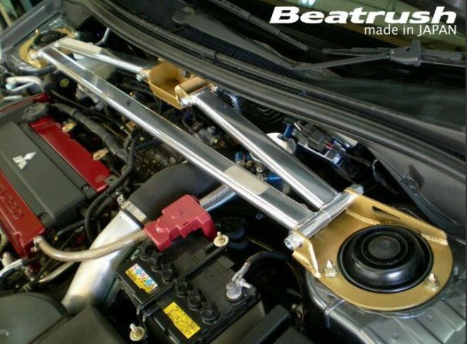 レイル ランサーエボリューション7.8.9 CT9A フロント・ストラットタワーバー ストラットタワーバー S83056-FTA LAILE Beatrush ビートラッシュ