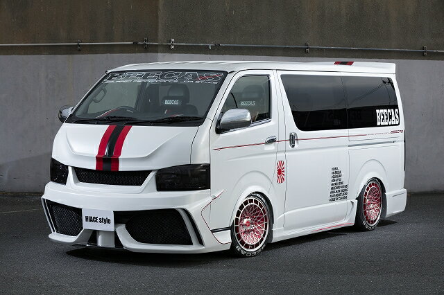 BEECAS ハイエース 200系 4型 標準車 3点セット ビーキャス 配送先法人住所のみ K-BREAK ケイブレイク