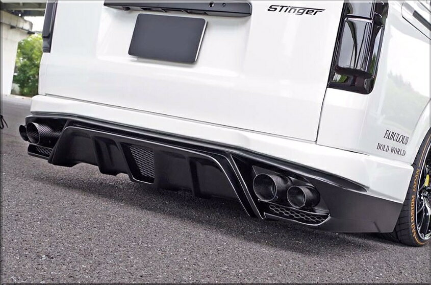 ハイエース 200系 4型 3点セット キット 未塗装 SADカスタムジャパン S.A.D CUSTOM...