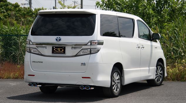 アルファード ヴェルファイア ハイブリッド DAA-ATH20W マフラー PAE-046ST GANADOR ガナドール PASION EVO