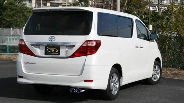 アルファード ヴェルファイア DBA-GGH20W 25W マフラー PAE-038ST GANADOR ガナドール PASION EVO