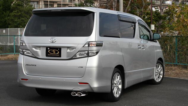 アルファード ヴェルファイア DBA-ANH20W 25W マフラー PAE-038 GANADOR ガナドール PASION EVO