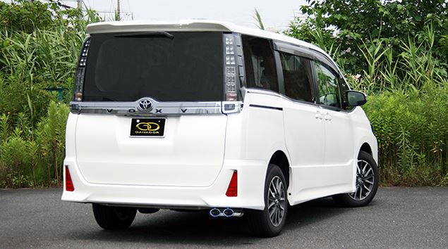 ガナドール ヴォクシー ノア DBA-ZRR85W マフラー テール部のみチタニウム製 PAE-056ST GANADOR PASION EVO