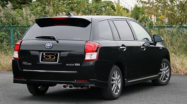 カローラフィールダー DAA-NKE165G マフラー PAE-047 GANADOR ガナドール PASION EVO