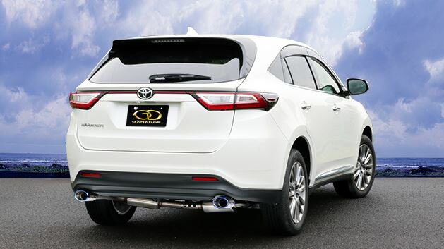 ハリアー DBA-ZSU65W マフラー GDE-653ST GANADOR ガナドール Vertex 4WD SUV