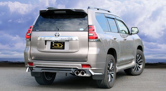 ランクルプラド CBA-TRJ150W 後期型 マフラー GVE-029MPO GANADOR ガナドール Vertex 4WD SUV