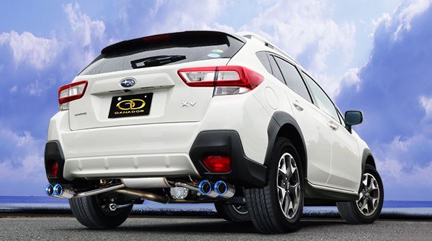 XV DBA-GT7 マフラー GVE-034BL GANADOR ガナドール Vertex 4WD SUV