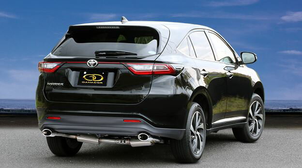 ハリアー DBA-ASU60W/ASU65W マフラー GDE-655 GANADOR ガナドール Vertex 4WD SUV