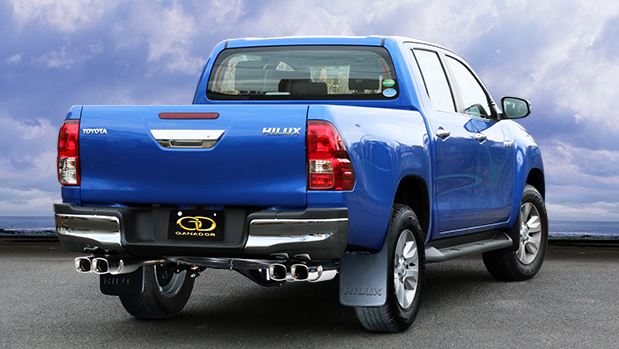 ガナドール ハイラックス QDF-GUN125 マフラー ステンレス製 GDE-154 GANADOR Vertex 4WD SUV