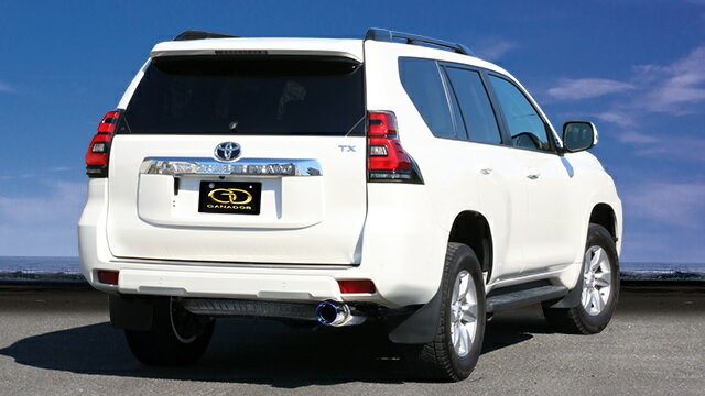 ランクルプラド CBA-TRJ150W 3BA-TRJ150W マフラー リヤピースのみ GVE-044BL GANADOR ガナドール Vertex 4WD SUV