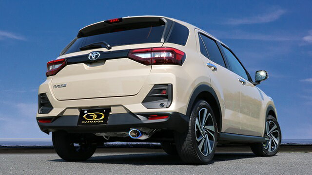 ライズ 5BA-A200A マフラー GVE-046BL GANADOR ガナドール Vertex 4WD SUV