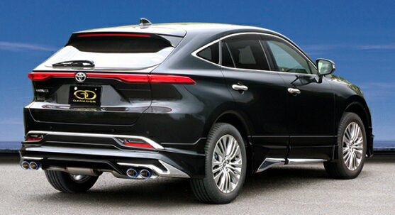 ハリアー 6BA-MXUA80 マフラー GVE-048MBL GANADOR ガナドール Vertex 4WD SUV