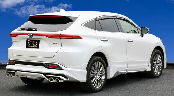 ハリアーハイブリッド 6AA-AXUH80 2WD モデリスタ MODELLISTA GRAN BLAZE STYLE マフラー リヤピースのみ GVE-049MPO GANADOR ガナドール Vertex 4WD SUV