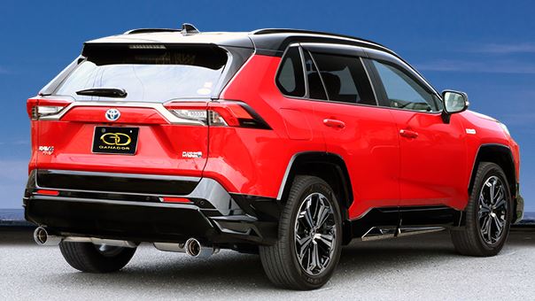 RAV4 ラブ4 PHV 6LA-AXAP54 マフラー リヤピースのみ GVE-043PO GANADOR ガナドール Vertex 4WD SUV