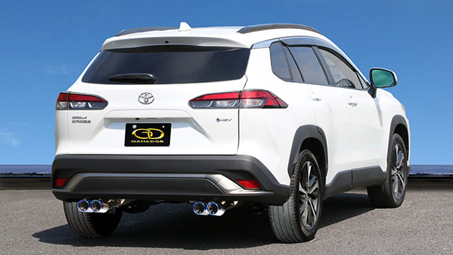 カローラ クロス ハイブリッド 2WD 後期 6AA-ZVG13 マフラー GVS-057TPO GANADOR ガナドール Vertex 4WD SUV