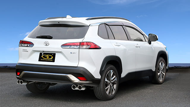 カローラクロス ハイブリッド 2WD 後期 6AA-ZVG11 マフラー GVS-060PO GANADOR ガナドール Vertex 4WD SUV