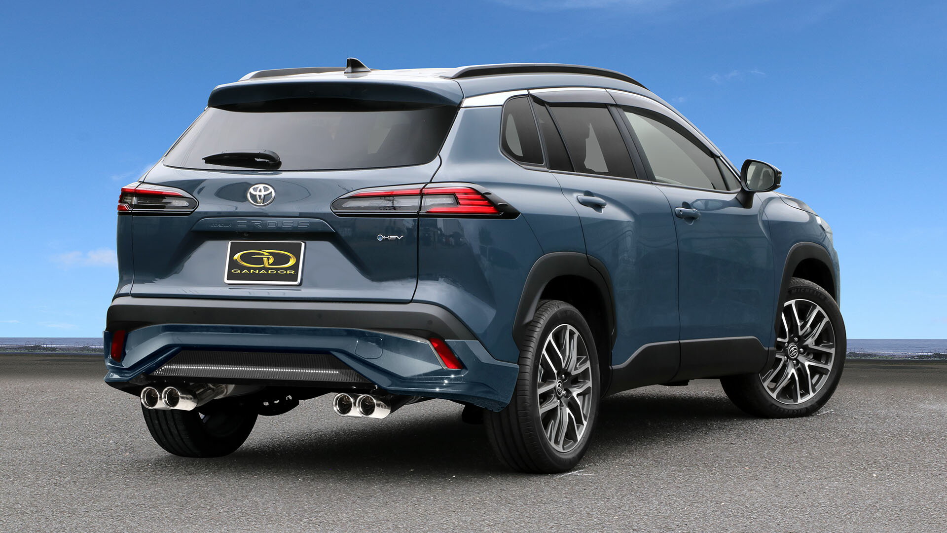 ガナドール カローラクロス ハイブリッド モデリスタ 6AA-ZVG13 マフラー GVS-057MPO GANADOR Vertex 4WD/SUV
