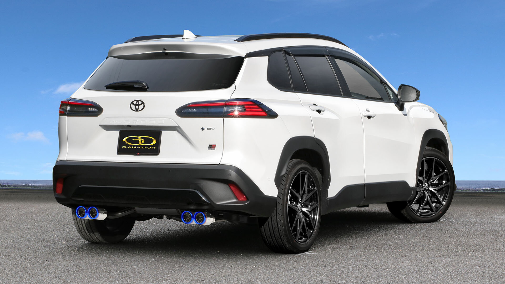ガナドール カローラクロス GR SPORT 6AA-MXGH15 マフラー GVS-063BL GANADOR Vertex 4WD/SUV