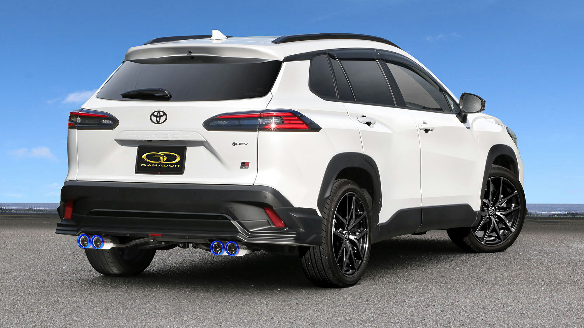 ガナドール カローラクロス GR SPORT 6AA-MXGH15 マフラー GVS-063GBL GANADOR Vertex 4WD/SUV