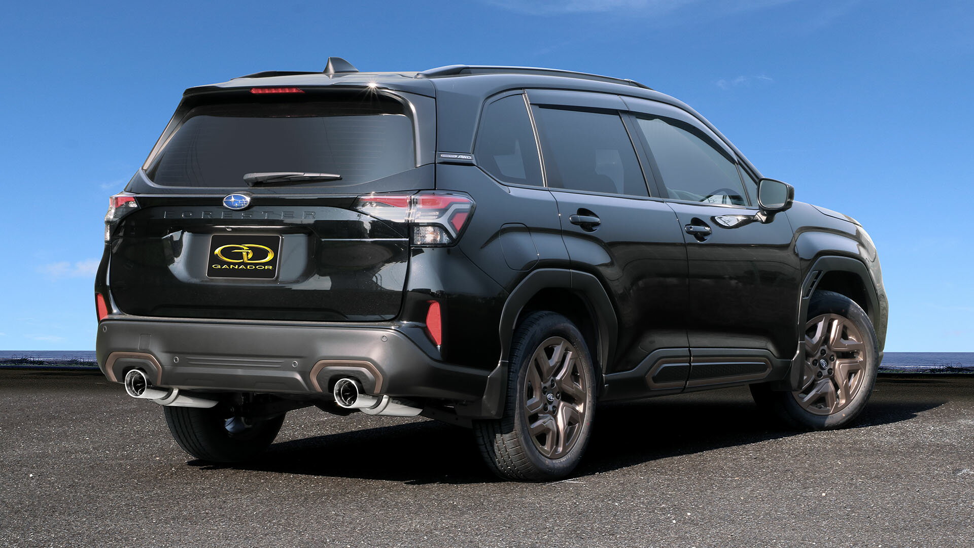 ガナドール フォレスター ターボ 3BA-SL5 マフラー VRS-054PO GANADOR Vertex Sports