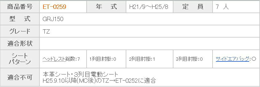 クラッツィオ シートカバー ランドクルーザープラド GRJ150 ジャッカ Giacca ET-0259 シート 内装