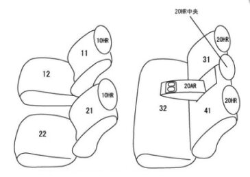 デュアリス シートカバー J10 N10 KJ10 KNJ10 一台分 クラッツィオ EN-5276 クラッツィオ エアー Air 内装 送料無料