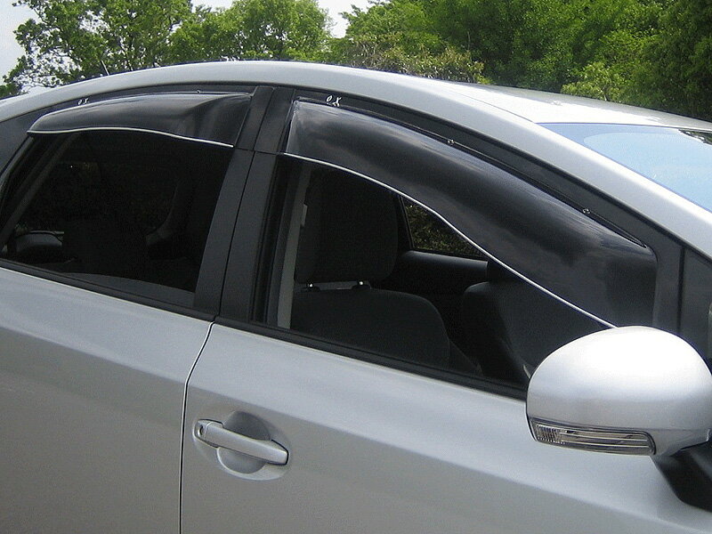 ズープロジェクト プリウスα ZVW40 ZVW41 ブラッキーテン フロントサイド用 BL-90 ZOO PROJECT OXバイザー オックスバイザー