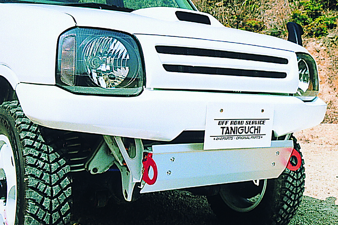 オフロードサービス タニグチ ジムニー JB23 FRP フロントバンパー フォグランプなしタイプ FRP 未塗装 OFF ROAD SERVICE TANIGUCHI