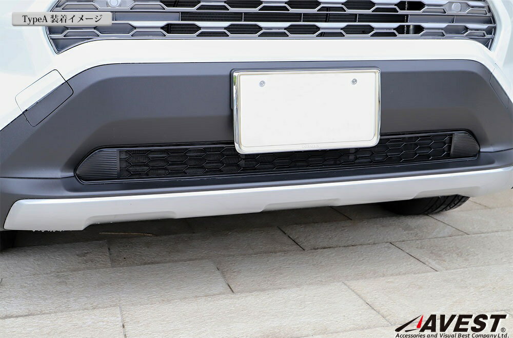RAV4 50系 XA50型 フロントロアグリルメッシュカバー タイプA TC-HW05T10955A アベスト