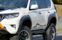 ロードハウス ランドクルーザープラド ランクル 150プラド TRJ150 GDJ150 オーバーフェンダー ヨンゴー 後期型用 未塗装 KD-EX04017 ...