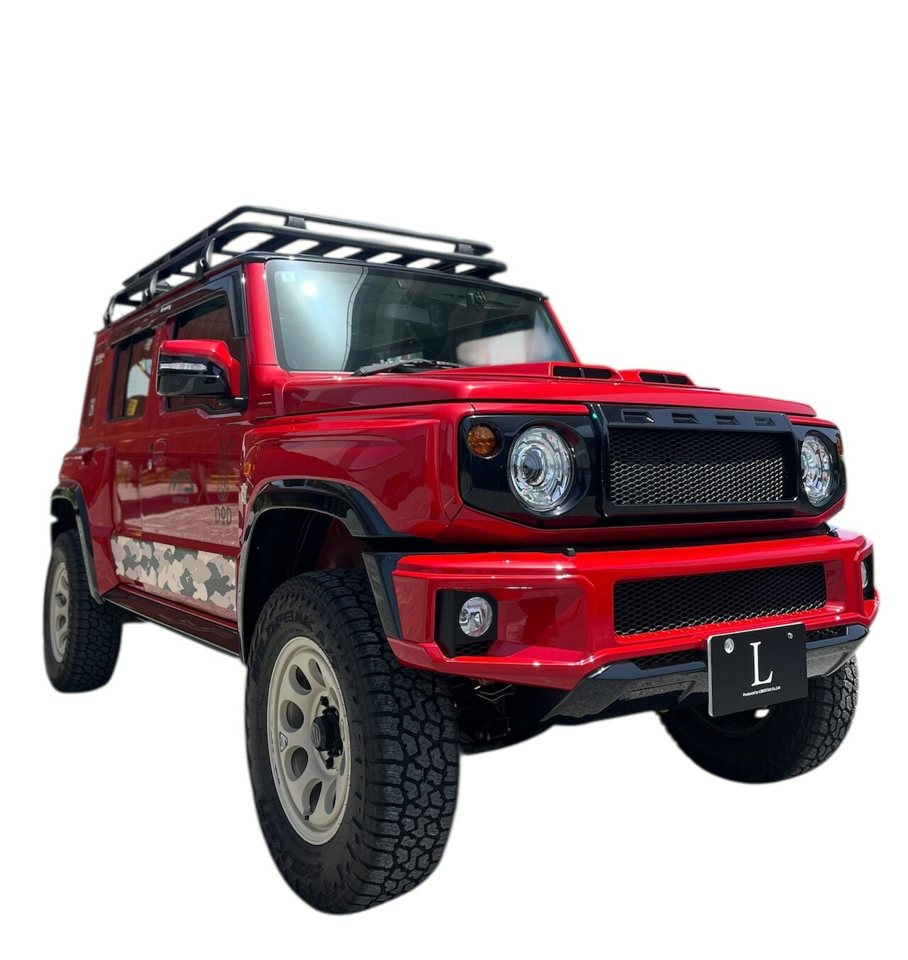 ジムニーノマド JC74 ブリスターフェンダー + 給油口セット FRP 未塗装 LIBERTAD リベルタ
