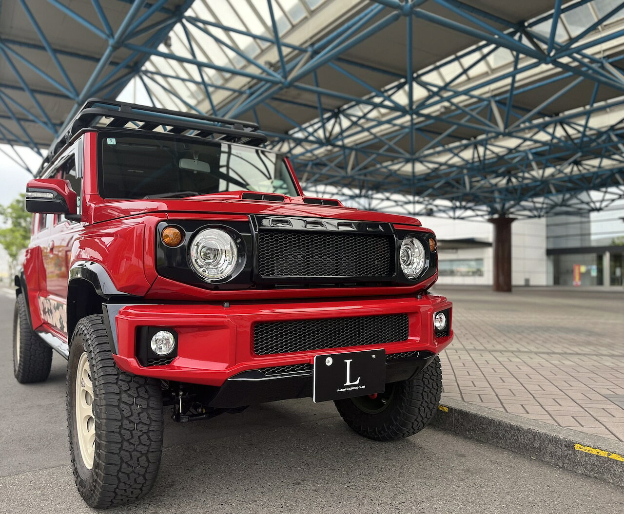 ジムニーシエラ JB74 フロントバンパー FRP 未塗装 LIBERTAD リベルタ