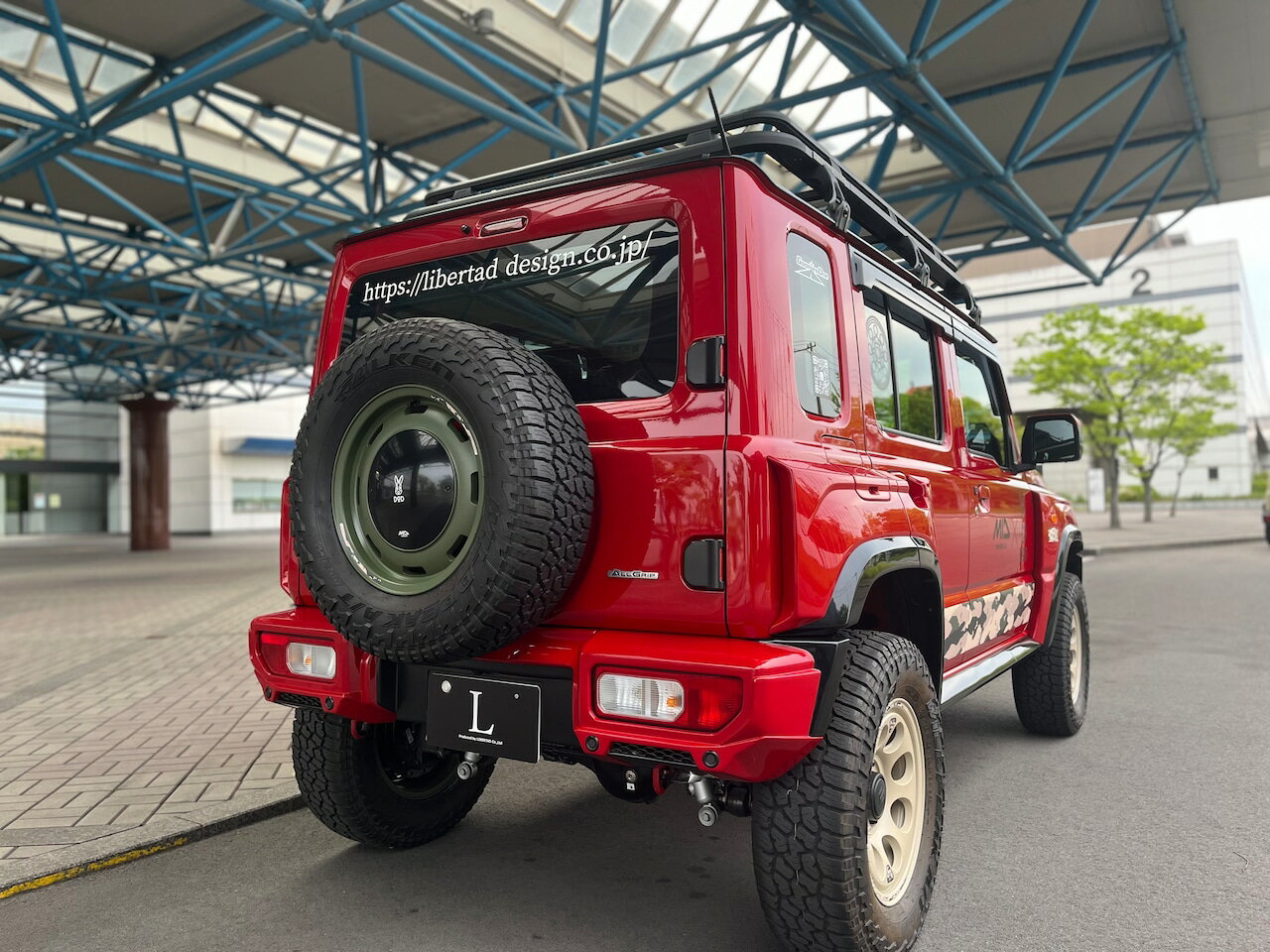 ジムニーシエラ JB74 リアバンパー FRP 未塗装 LIBERTAD リベルタ