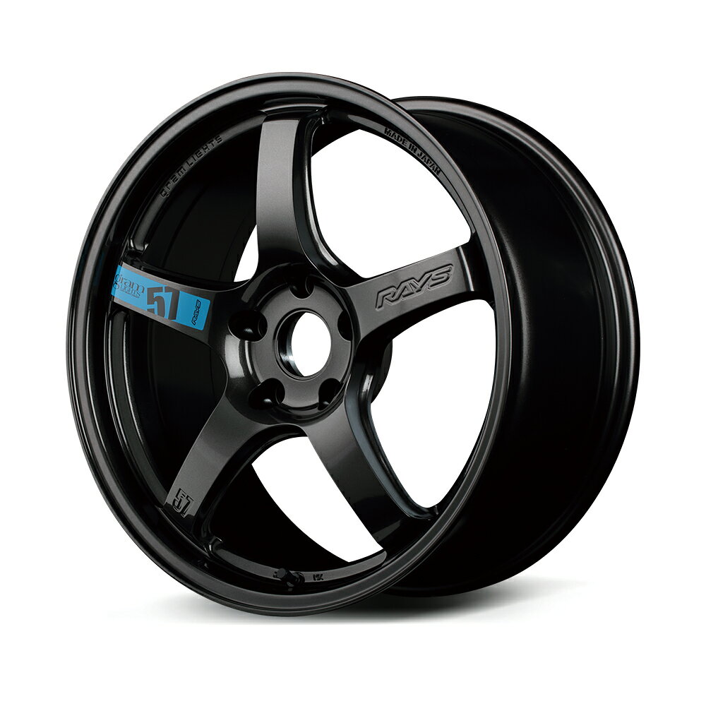 Rakuten - 18インチ 5H114.3 8.5J+37 5穴 ホイール 4本 RAYS gram LIGHTS 57CR SPEC M スーパーダークガンメタ AXZ