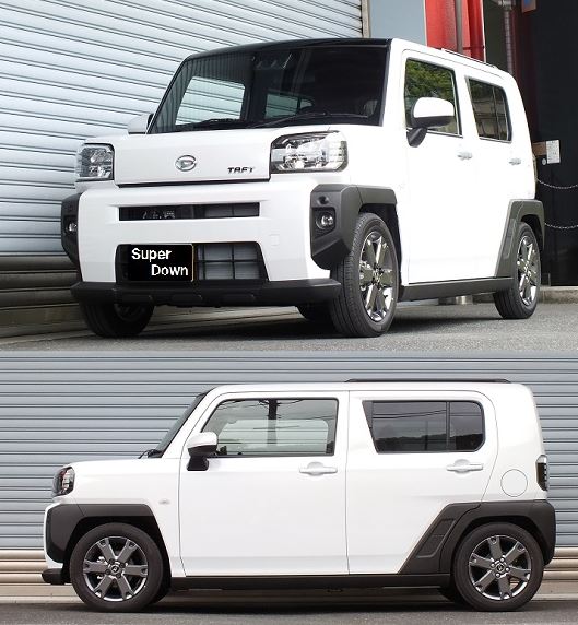 RSR タフト LA900S ダウンサス スプリング リア D510TSR RS-R Ti2000 SUPER DOWN Ti2000 スーパーダウン