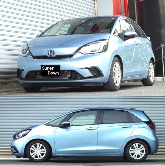 RSR フィット GR3 ダウンサス スプリング フロント H250TSF RS-R Ti2000 SUPER DOWN Ti2000 スーパーダウン