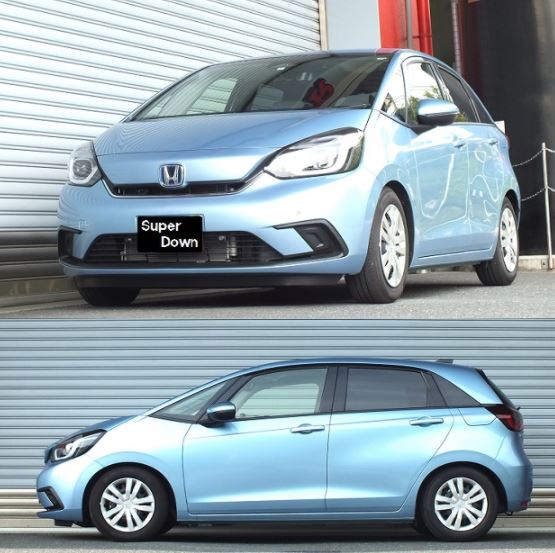 RSR フィット GR3 ダウンサス スプリング 1台分 H250S RS-R RSR SUPER DOWN RSR スーパーダウン