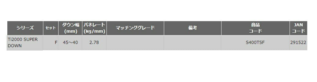 RSR ハスラー MR41S ダウンサス スプリング フロント S400TSF RS-R Ti2000 SUPER DOWN Ti2000 スーパーダウン