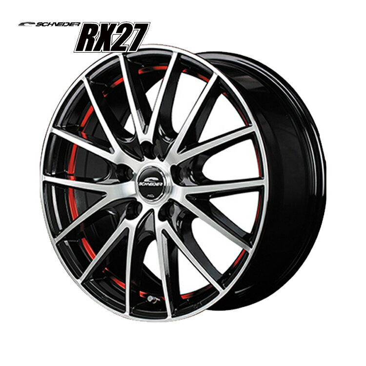 MID SCHNEIDER RX27 ホイール 15インチ 4H100 4.5J+45 4本 4穴 シュナイダー マルカのサムネイル