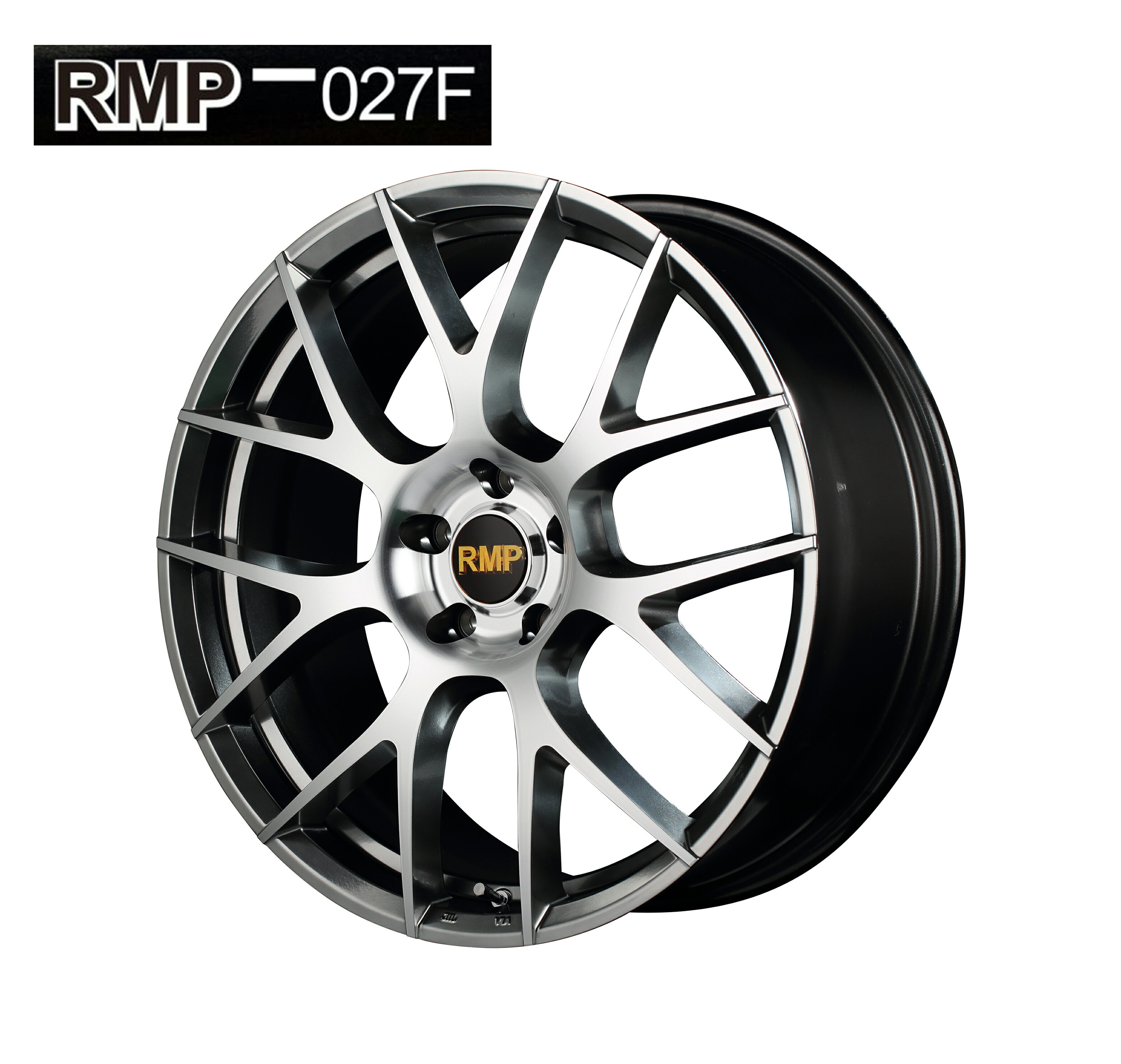18インチ 5H112 8.0J 8J+45 5穴 ホイール 1本 ハイパーメタルコート ミラーカット MID WHEELS MID EXCLUSIVE RMP 027F