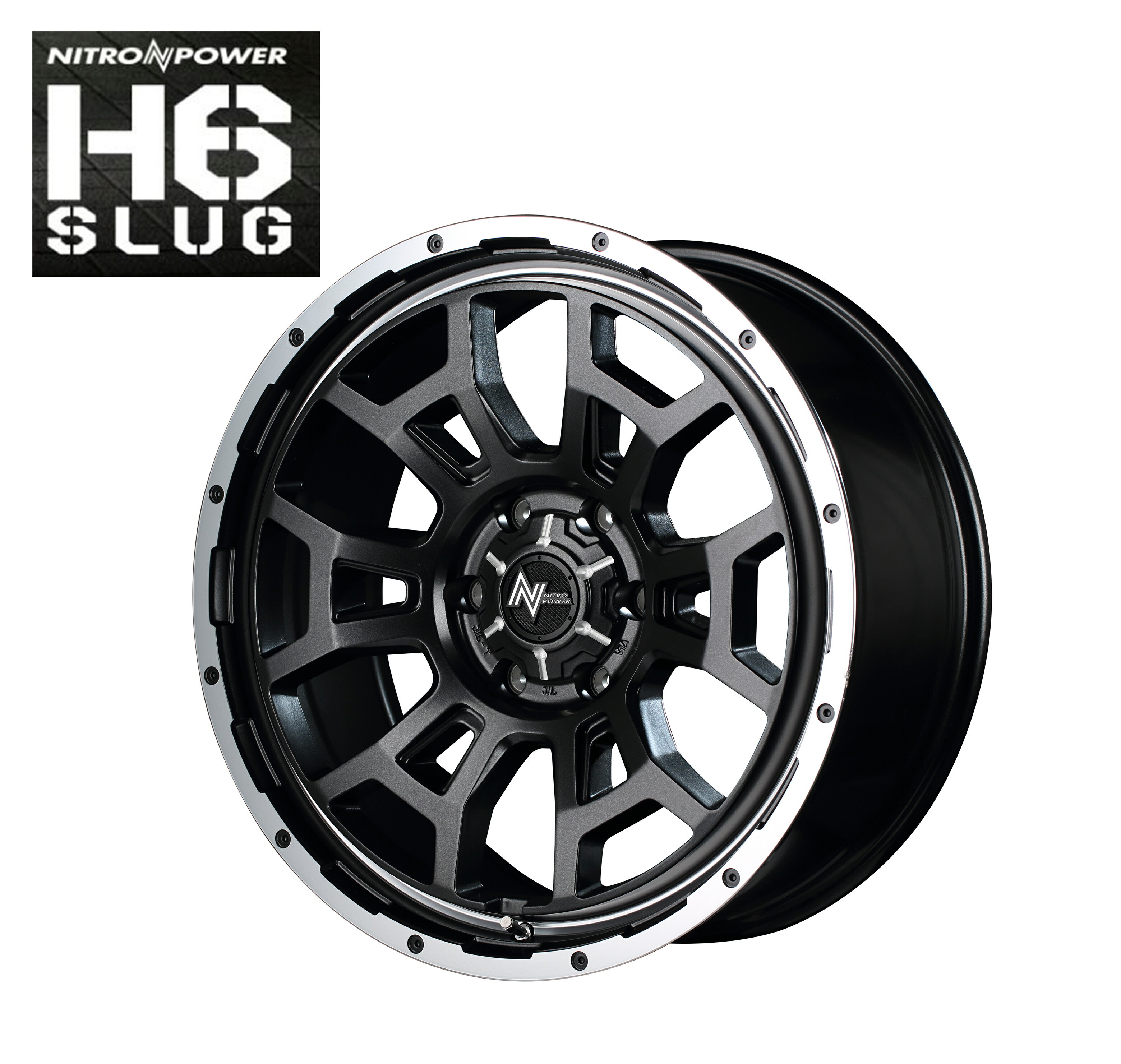 MID NITRO POWER H6 SLUG ホイール 20インチ