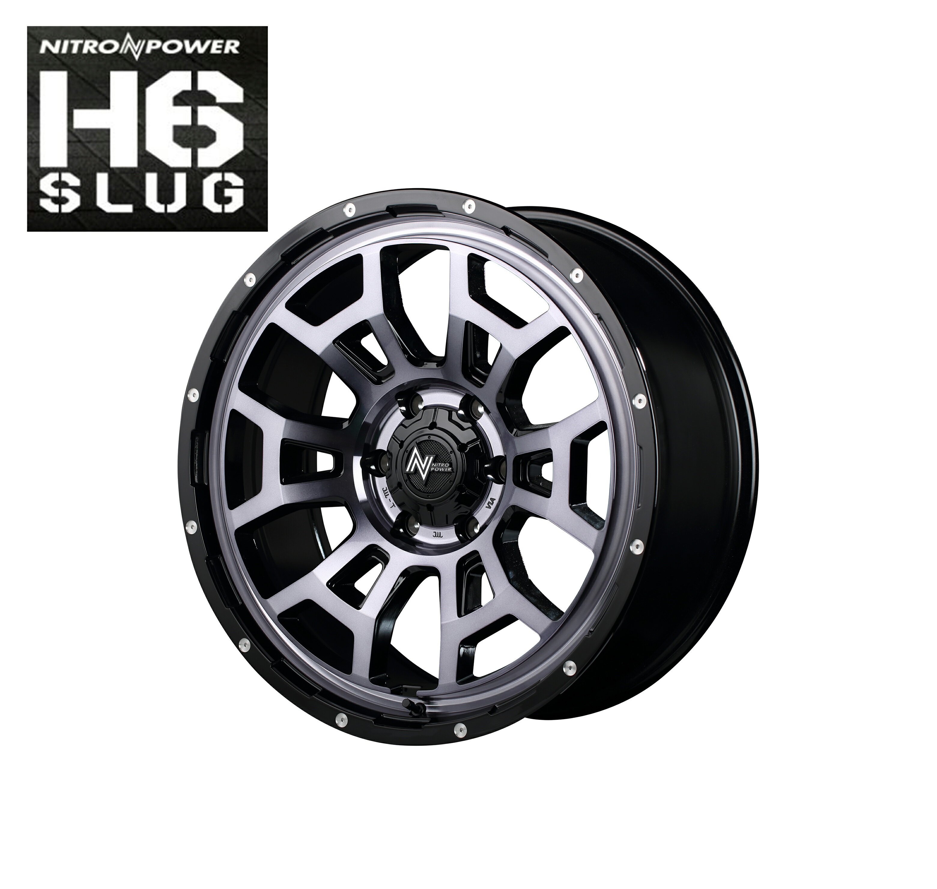 MID NITRO POWER H6 SLUG ホイール 20インチ