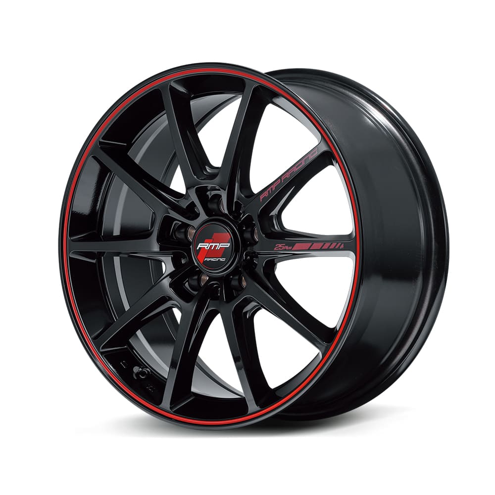 【メーカー名】MID RACING/マルカサービスR25Plus【適合車種】【参考適合車種】※車両の年式・型式・グレードなどにより装着サイズが異なる場合があります。アルファード ハリアー スカイライン 等【サイズ】18インチ 5H114.3 8.5J+45 1本　ハブ径：67.1φ【商品名】ホイール【セット内容】センターキャップ・バルブ・スポークステッカー付属。【塗装/未塗装】-【カラー】ブラック/リムレッドライン【素材】-【特記事項】キャストフローフォーミング鋳造1ピースホイール。JWL VIA規格適合品。【定価】open【納期】納期はメーカーの在庫や生産状況によって異なりますのでトラブル防止の為、必ず事前にお問い合わせ下さい。【送料/配送】■この商品の基本送料(本州、四国、九州)は【 送料無料 】となります。■北海道送料は【 550円 】となります。(※北海道送料が掛る場合、会計時に自動計算されませんのでご注意ください。)