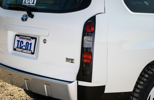 プロボックス サクシード 160系 テールレンズカバー FRP製品 黒ゲルコート仕上げ 未塗装 ESB CLS FOX フォックス